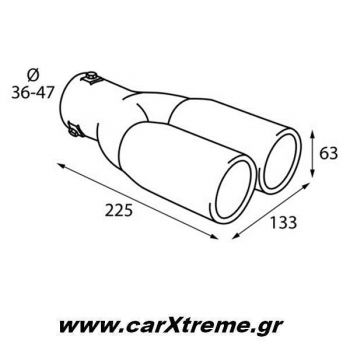 Μπούκα Εξάτμισης Αυτοκινήτου 25