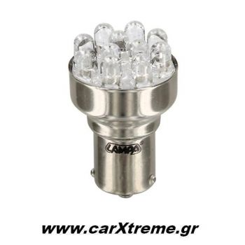 Λάμπα 11 Led 12V PY21W Πορτοκαλί