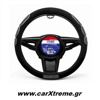 Κάλυμμα Τιμονιού Sparco Μαύρο-Γκρί