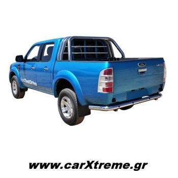 Roll Bar Τριών Σκελών με Σωληνωτή Σχάρα Ford Ranger 2007+
