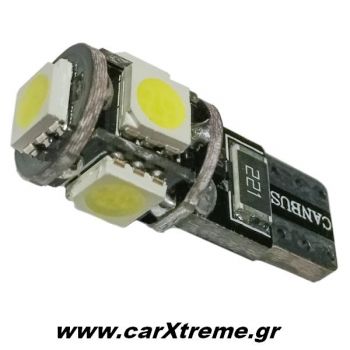 Λαμπάκια Τ10 CanBus 5 SMD