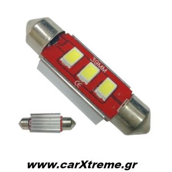 Λαμπάκια Σωληνωτά CanBus 3 SMD 39mm