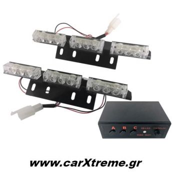 Φώτα Αστυνομίας Led Εξωτερικά 2x3