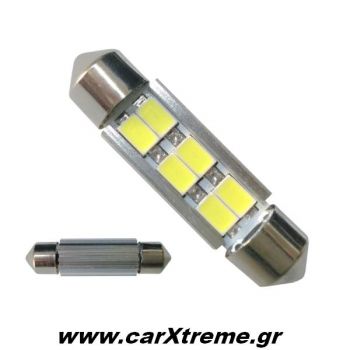 Σωληνωτό Λαμπάκι 6 SMD 36mm