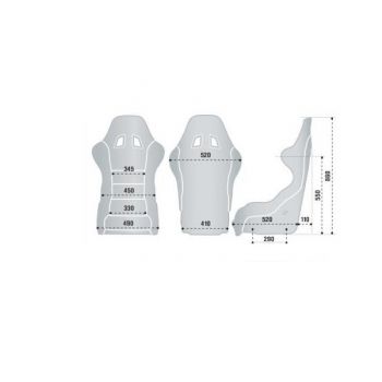 Εσωτερικό Κάθισμα Racing Sprint Sky Sparco