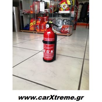 Πυροσβεστήρας Αυτοκινήτου 1kg με Μανόμετρο