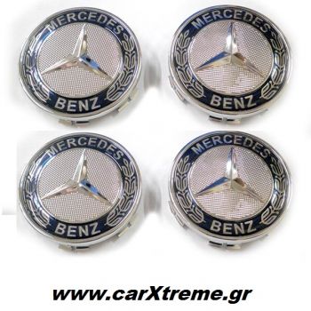Καπάκια Ζαντών Χρωμίου Mercedes