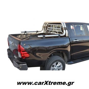 Roll Bar Διπλό Αψίδα με Κουπαστές για Toyota Hilux Revo 2016+