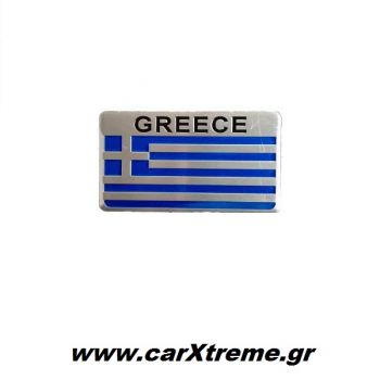 Αυτοκόλλητο Αυτοκινήτου Ελληνική Σημαία