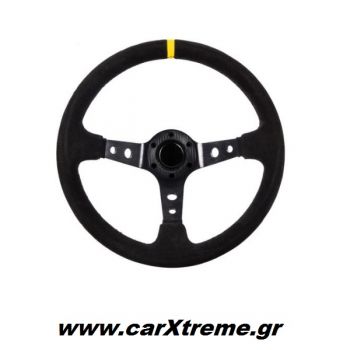 Τιμόνι Αυτοκινήτου Βαθύ Σουέτ