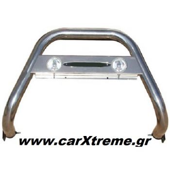 NISSAN D22-NP300- Εμπρόσθιος προφυλακτήρας 108 Inox