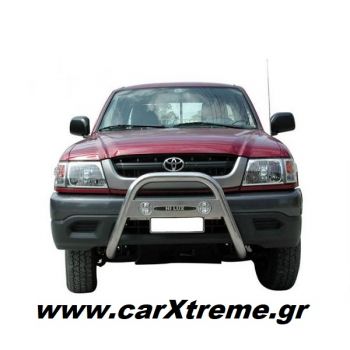 TOYOTA HI.LUX '97>'02/ '05 - Εμπρόσθιος προφυλακτήρας 108 Inox