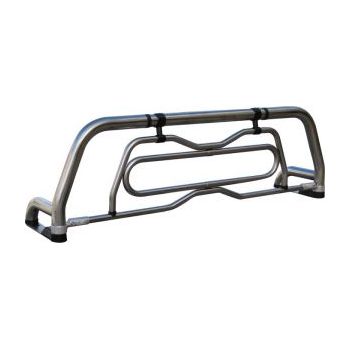 TOYOTA HI.LUX '97>'02/ '05 -  Roll bar 406 Inox & 0951 Inox