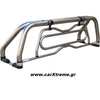 NISSAN D22-NP300-  Roll bar 407 Inox- 0951 Inox