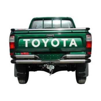 TOYOTA HI LUX 1997>'02/'05 - Οπίσθιος ανοξείδωτος προφυλακτήρας  304 Inox