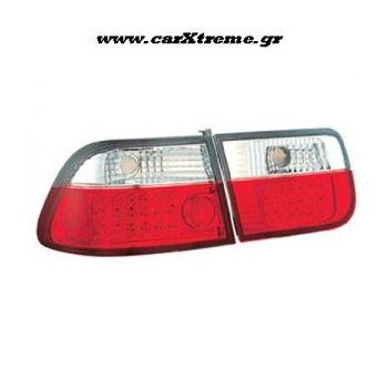 Φανάρια αυτοκινήτου πίσω κόκκινα Honda Civic '96 3D