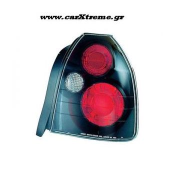 Φανάρια αυτοκινήτου πίσω μαύρα Honda Civic '96 3D