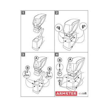 Βάση Κονσόλας Χειρόφρενου Αυτοκινήτου για Suzuki Swift 2005