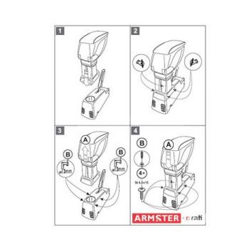 Βάση Κονσόλας Χειρόφρενου Αυτοκινήτου για Ρeugeot Ρartner 2003