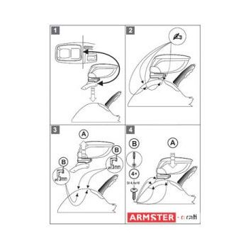 Βάση Κονσόλας Χειρόφρενου Αυτοκινήτου για Ρeugeot 206 2000