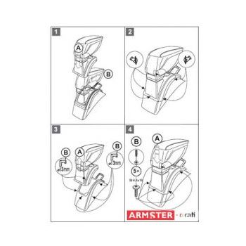 Βάση Κονσόλας Χειρόφρενου Αυτοκινήτου για Renault Μegane 2002