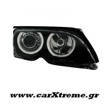 Φανάρι Εμπρός Μαύρο BMW E46 4D 01-03