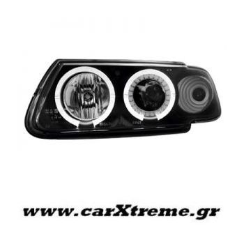 Φανάρι Εμπρός Μαύρο Citroen Saxo 96-99