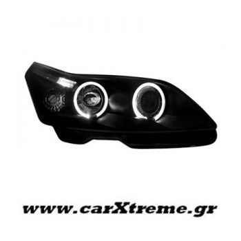 Εμπρός Φανάρι Αυτοκινήτου Μαύρο για Citroen C4 04+