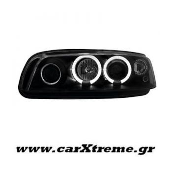 Φανάρι Εμπρός Μαύρο Fiat Punto 99-03