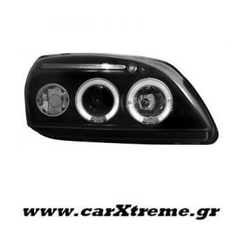 Φανάρι Εμπρός Μαύρο Ford Fiesta MK5 99-00