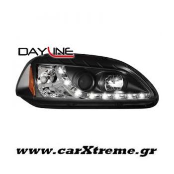 Φανάρι Εμπρός Μαύρο Honda Civic 2+5D 96-98