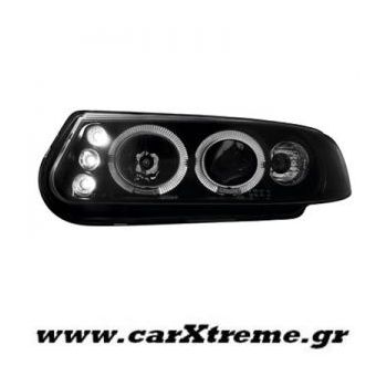 Φανάρι Εμπρός Μαύρο Rover 200 95-00