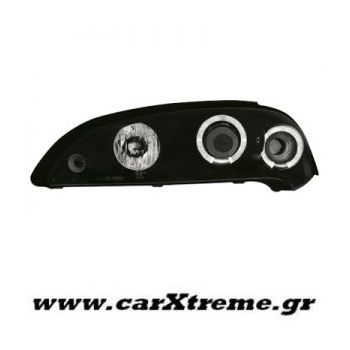 Φανάρι Εμπρός Μαύρο Opel Tigra 94-00