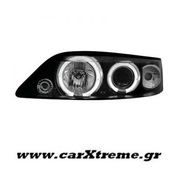 Φανάρι Εμπρός Μαύρο Opel Vectra B 99-02