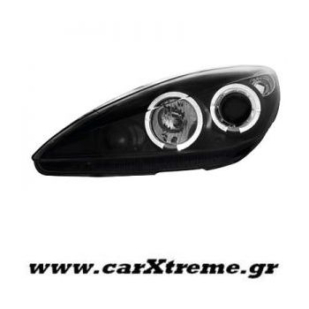 Φανάρι Εμπρός Μαύρο Peugeot 307 01 04 05