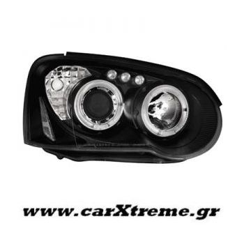 Φανάρι Εμπρός Μαύρο Subaru Impreza 03-05