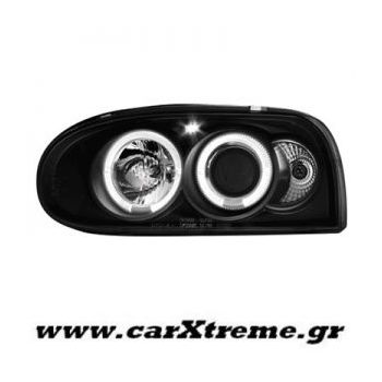 Φανάρι Εμπρός Μαύρο RHD VW Golf III 92-98