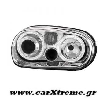Φανάρι Εμπρός Chrome VW Golf IV 97-04