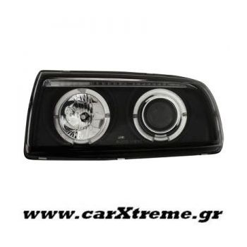 Φανάρι Εμπρός Mαύρο VW Vento 91-98