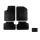 Πατάκια Αυτοκινήτου Gledring 0117 Citroen Berlingo 2002-2007 / Peugeot Partner 2002-2007 Μαύρο 5 Τεμάχια