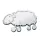 Αυτοκόλλητο Χρωμίου 3D "Προβατάκι SHEEP BASQUE ARDI LATXA" 4cm x 5.7cm 1 Τεμάχιο