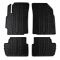 Πατάκια Αυτοκινήτου Gledring 0185 Chevrolet Spark 2010-2015  Πεντάθυρο Μαύρο 4 Τεμάχια