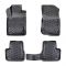 Πατάκια Σκαφάκια 3D Από Λάστιχο TPE Για Citroen C3 2009-2016 Rizline 4 Τεμάχια Μαύρα