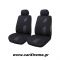 Κάλυμμα Καθίσματος Front Pair Cover Plus 6 Polyester - Jacquard Μαύρο/Γκρι 6 τεμ