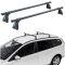 Μπάρες Οροφής Σιδερένιες CRUZ 921-101 Optima OS-115cm Μαύρες 2 Τεμάχια