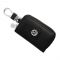 Μπρελόκ Δερμάτινο Μαύρο Με Κλειδοθήκη Volkswagen