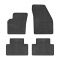 Πατάκια Λάστιχο Volvo S40- V50 2004-2012- C30 2006-2012 4τμχ Frogum