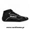 Sparco Slalom+ Fabric and Suede Αγωνιστικά Παπούτσια Μαύρο