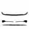 Μπροστινό Spoiler Για Mercedes-Benz A-Class W177 18-23 Hatchback / Sedan Amg Line Γυαλιστερό Μαύρο 3 Τεμάχια
