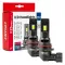 Amio - Λαμπτήρες LED F25 PRO Black Edition HB4 (9006) 68W 12-24V Full CAN Bus με Φωτεινότητα 7646lm σε Ψυχρό Λευκό 6000K για Επιβατικά Αυτοκίνητα & Φορτηγά - Σετ 2 τεμ. (04723/AM)